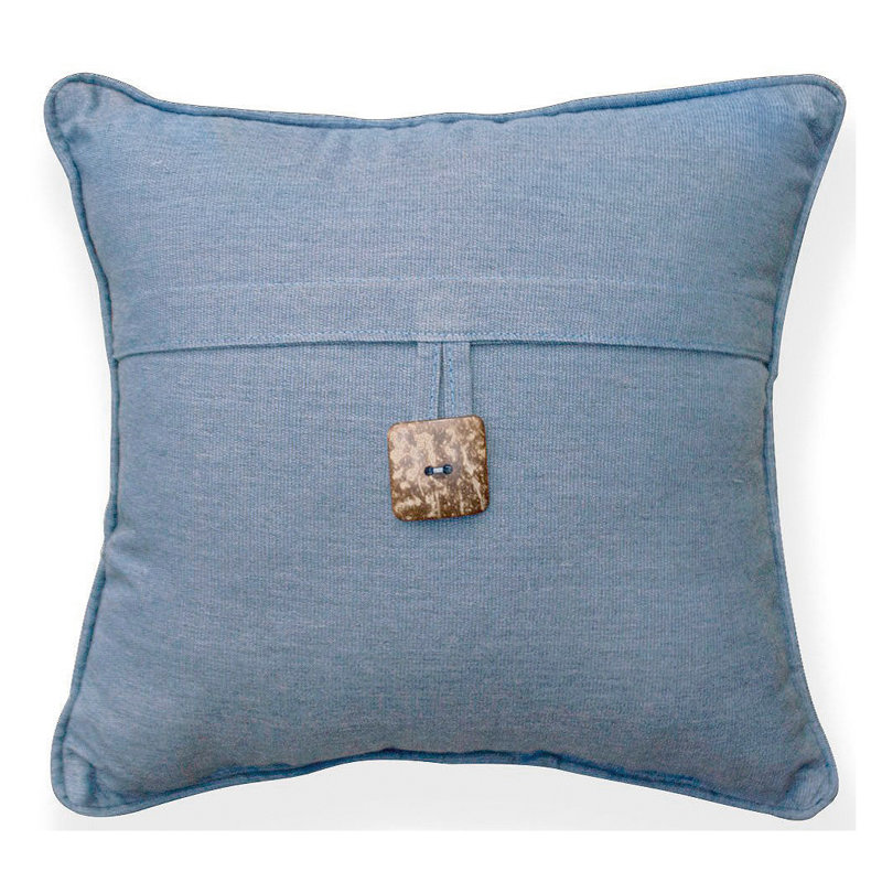 InspiredVisions Single Button Spectrum Denim Sunbrella Indoor/Outdoor